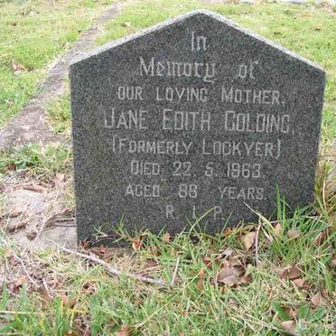 GOLDING Jane Edith -1963