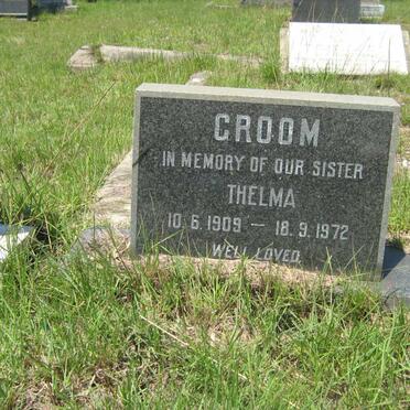 GROOM Thelma 1909-1972