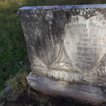 GILLESPIE Hasel Marguerethe 1909-1951