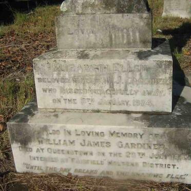 GARDINER William James -1943 &amp; Elizabeth Ellen -1924