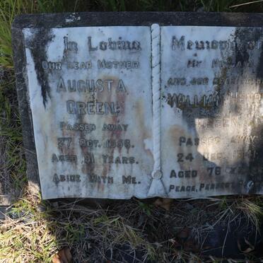 GREEN William Henry -1941 &amp; Augusta -1956