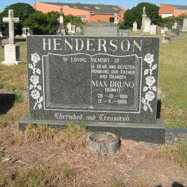 HENDERSON Max Bruno 1916-1988