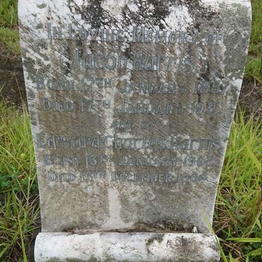 HARRIS Jacob 1857-1931 :: HARRIS Edward Charles 1903-1904