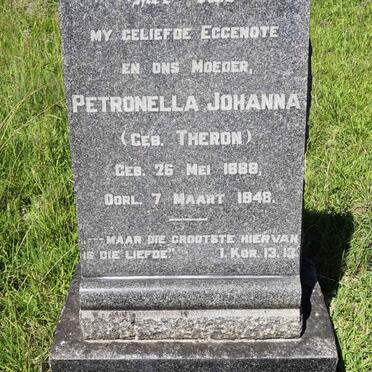 HEYMANN Petronella Johanna nee THERON 1888-1948