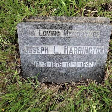 HARRINTON Joseph L. 1876-1947