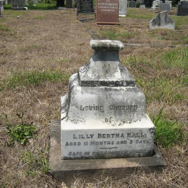 HALL Lilly Bertha -1901