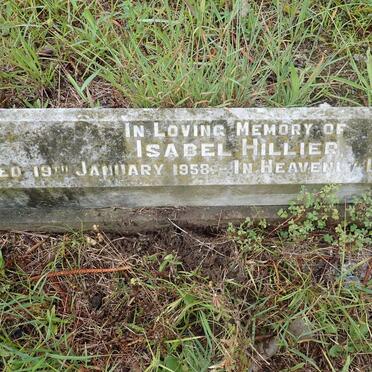 HILLIER Isabel -1958