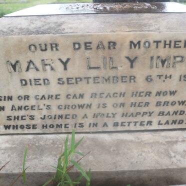 IMPEY Mary Lily -1912