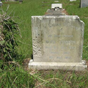 JOHNSON Alice 1867-1943