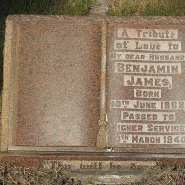 JAMES Benjamin 1868-1940