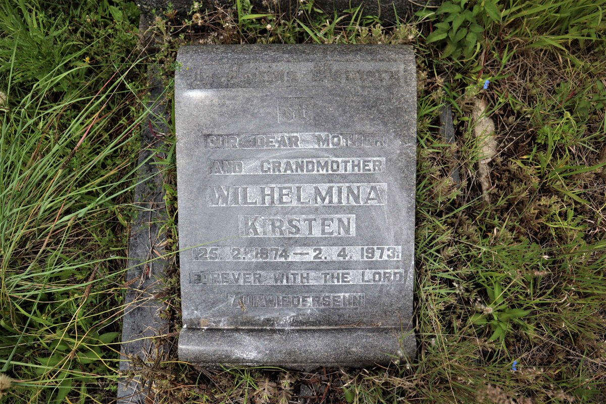 KIRSTEN Wilhelmina 1874-1973