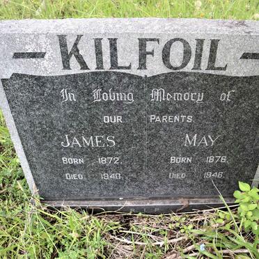 KILFOIL James 1872-1940 &amp; May 1876-1946