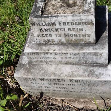 KNICKELBEIN William Frederick :: KNICKELBEIN Erich Walter