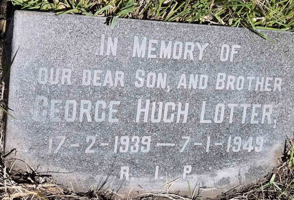 LOTTER George Hugh 1939-1949