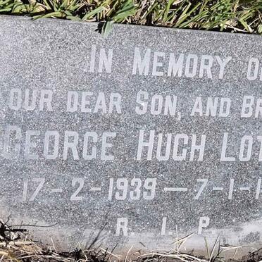 LOTTER George Hugh 1939-1949