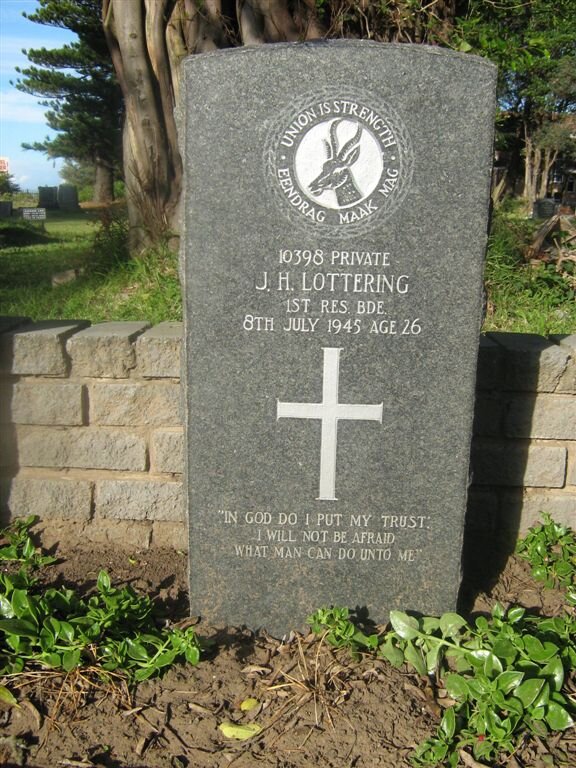 LOTTERING J.H. -1945