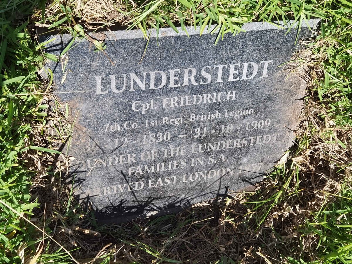 LUNDERSTEDT Friedrich 1830-1909