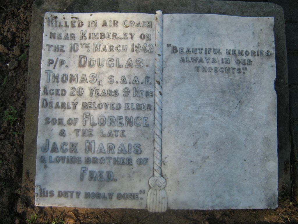 MARAIS Douglas Thomas -1942