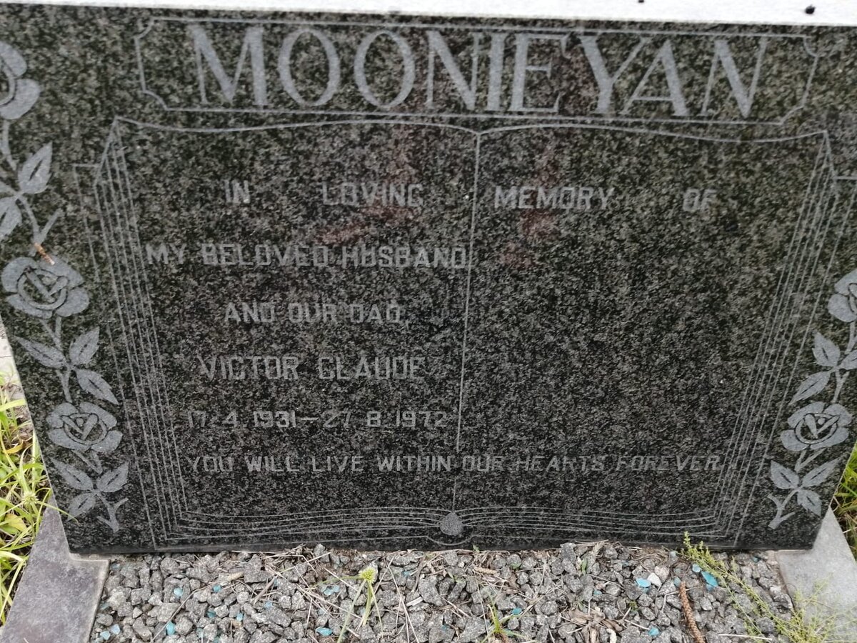 MOONIEYAN Victor Claude 1931-1972