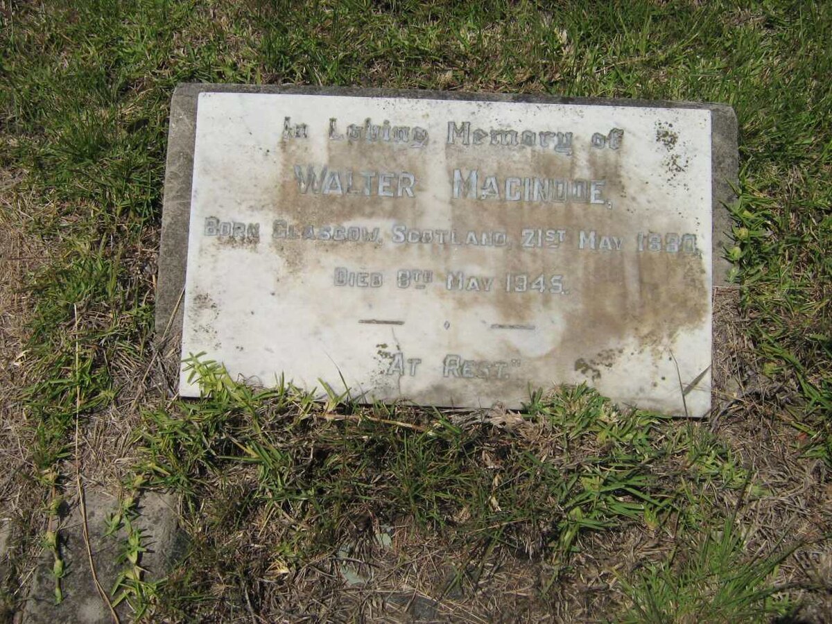 MACINDOE Walter 1880-1945