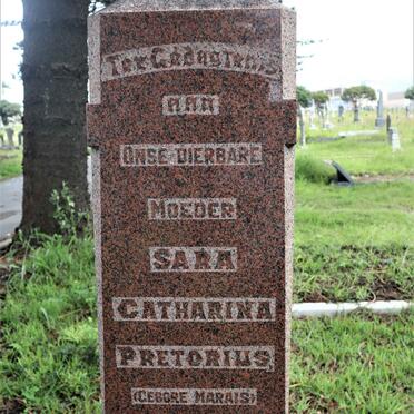 PRETORIUS Sara Catharina nee MARAIS 1868-1955