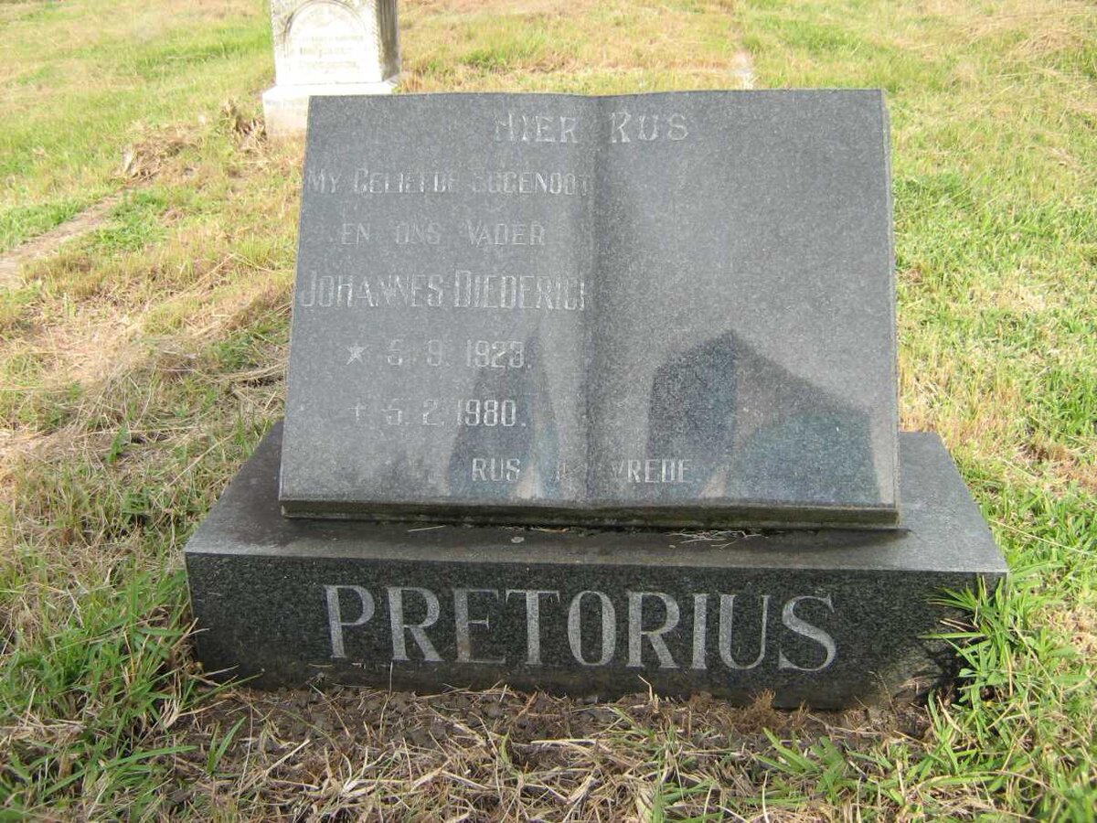 PRETORIUS Johannes Diederick 1923-1980