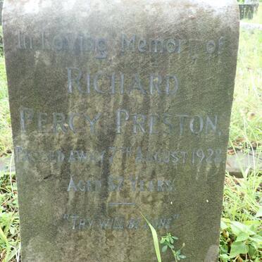 PRESTON Richard Percy -1922