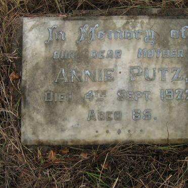 PUTZ Annie -1922