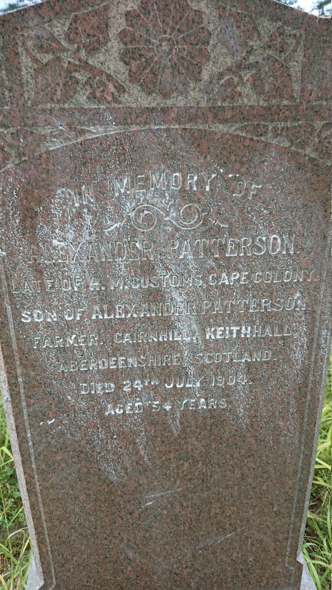 PATTERSON Alexander -1904