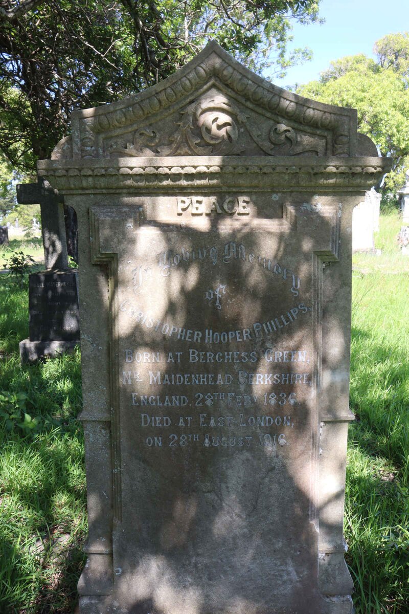 PHILLIPS Christopher Hooper 1836-1916