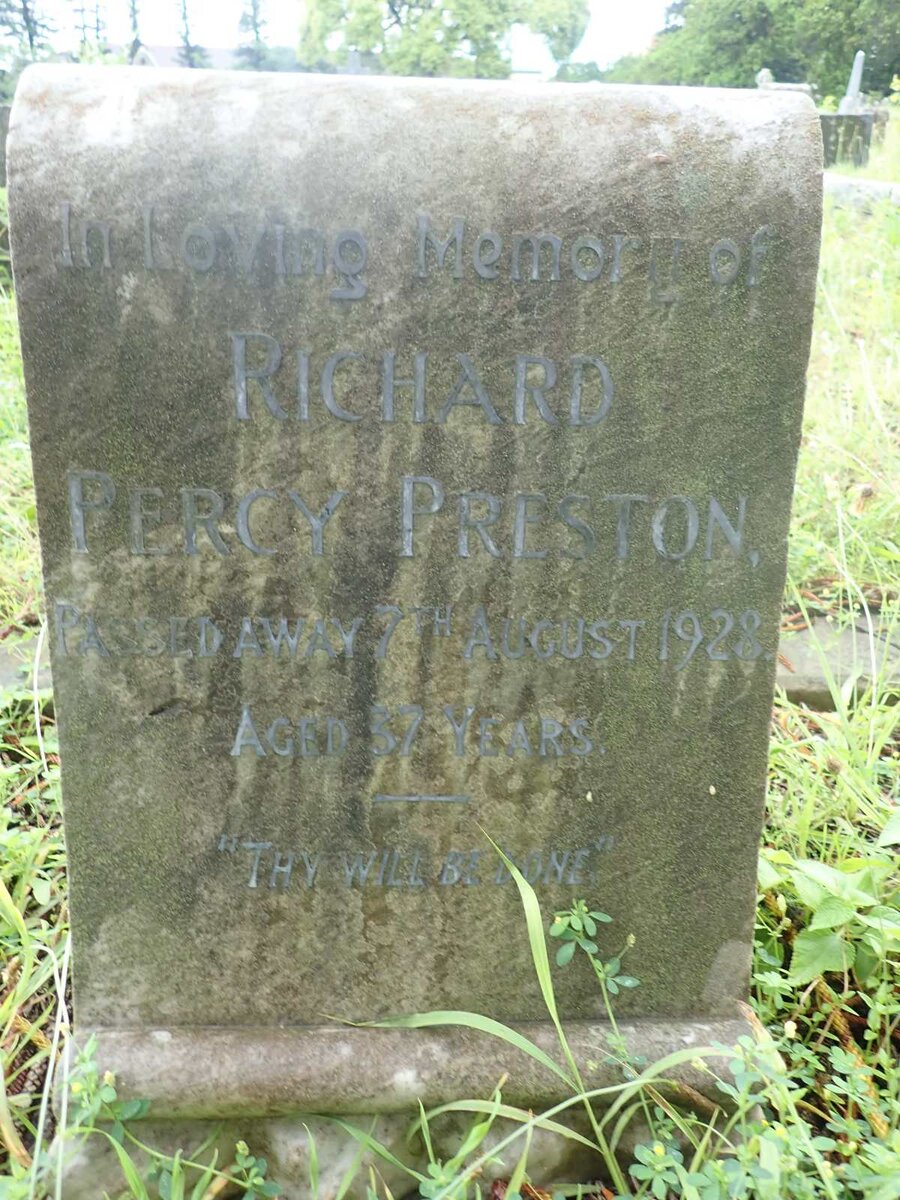 PRESTON Richard Percy -1922