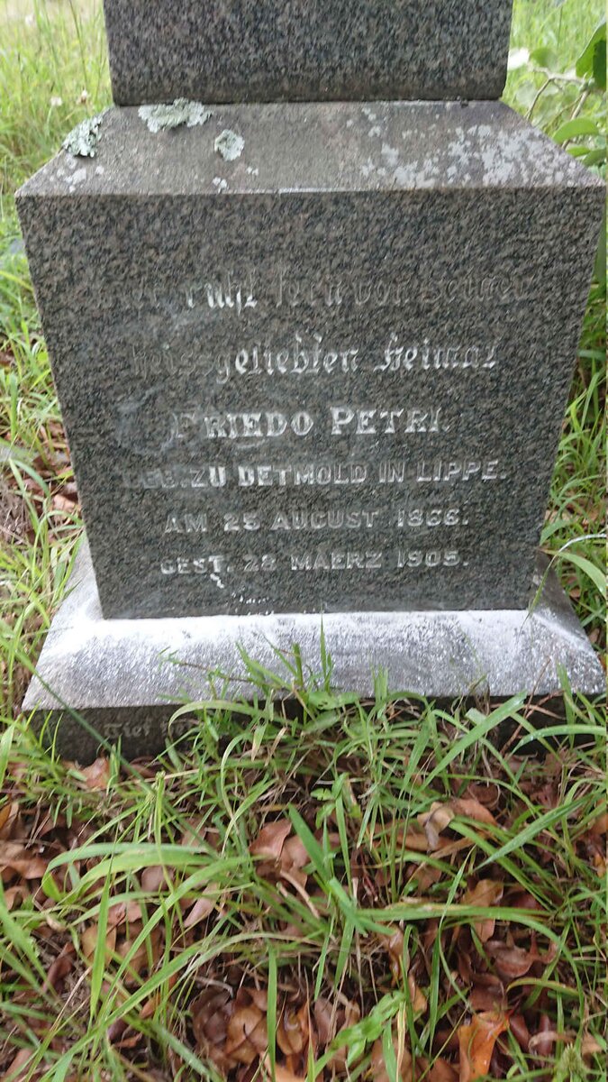PETRI Friedo 1866-1905