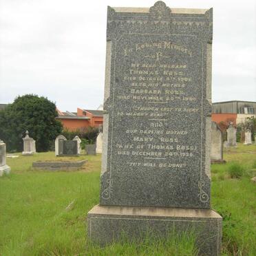 ROSS Thomas -1906 :: ROSS Barbara -1900 :: ROSS Mary -1930