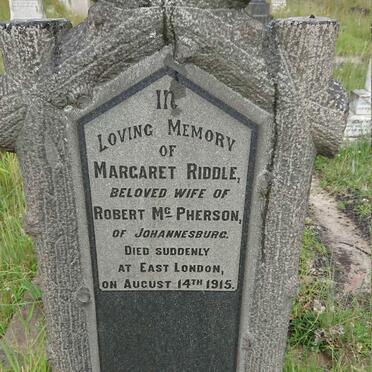 RIDDLE Margaret -1915