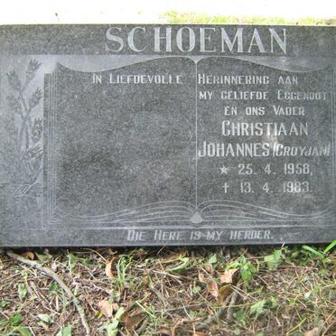 SCHOEMAN Christiaan Johannes 1958-1983