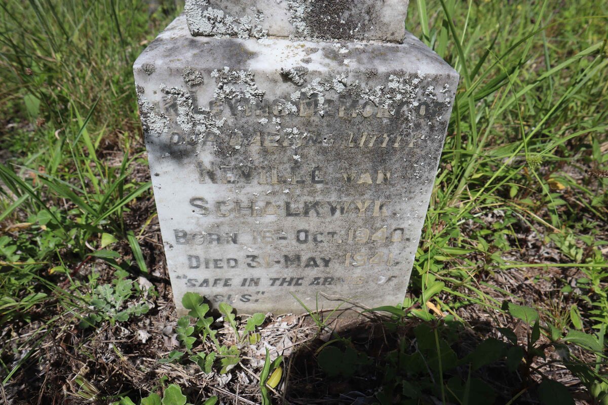 SCHALKWYK Neville, van 1940-1941 _2