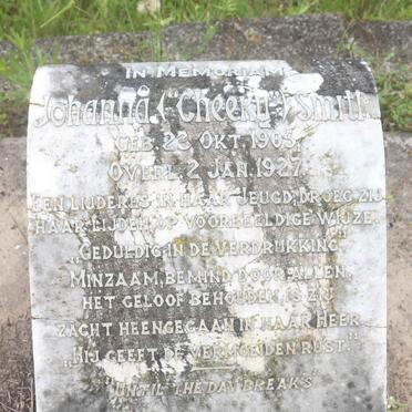 SMITH Johanna 1905-1927