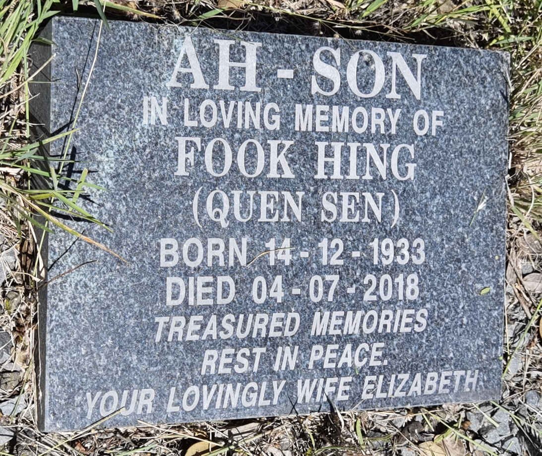 SON Fook Hing, AH 1933-2018