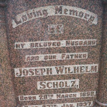 SCHOLZ Joseph Wilhelm 1888-1937