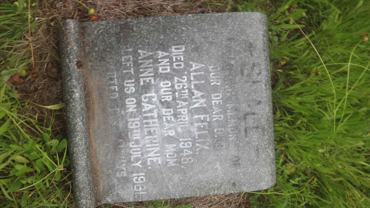 SMALE Allan Felix -1948 &amp; Anne Catherine -1961