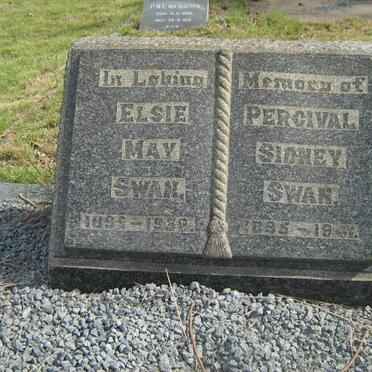 SWAN Percival Sidney 1895-1941 &amp; Elsie May 1895-1958