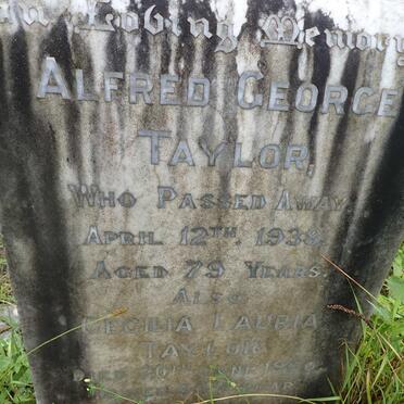 TAYLOR Alfred George -1938 &amp; Cecilia Lauria -1960