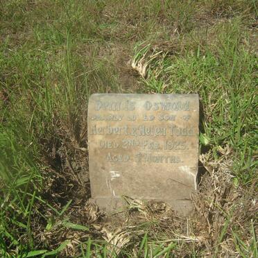 TODD Dennis Oswald -1925