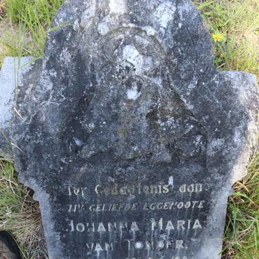 TONDER Johanna Maria, van 1907-1933