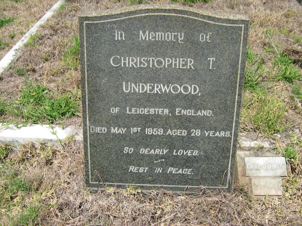 UNDERWOOD Christopher T. -1959