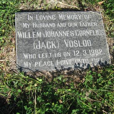 VOSLOO Willem Johannes Cornelius -1982