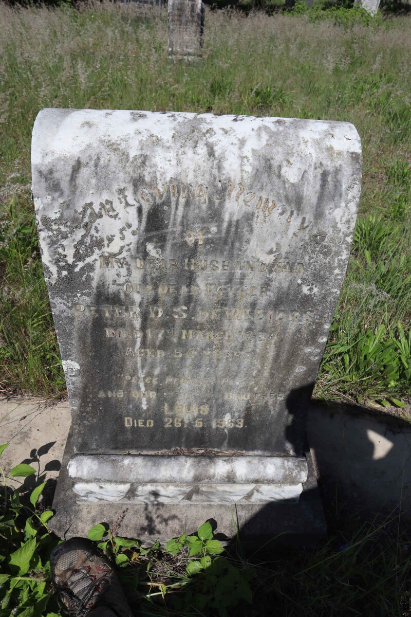 VILLIERS Peter ?.S., de -1930 :: DE VILLIERS Louis -1963