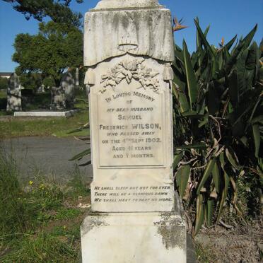 WILSON Samuel Frederick -1902