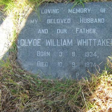 WHITTAKER Clyde William 1934-1974