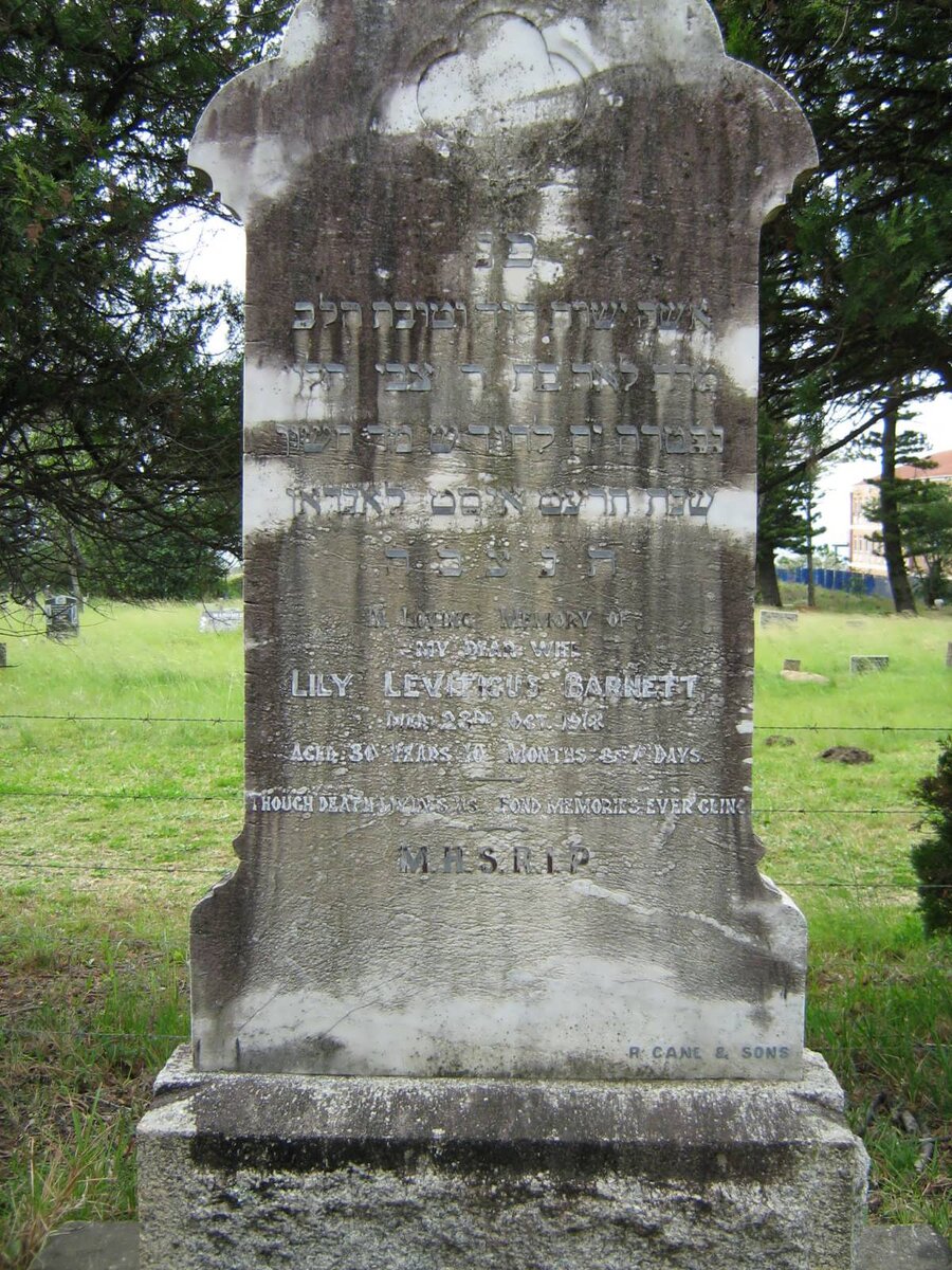 BARNETT Lily Leviticus -1918